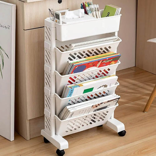 5 - Tier Rolling Storage Cart for Bedroom & Kitchen