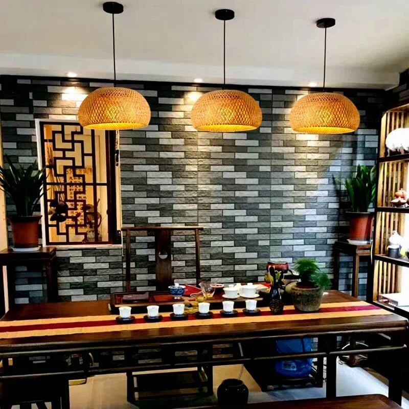 Authentic Chinese Handmade Bamboo Pendant Light