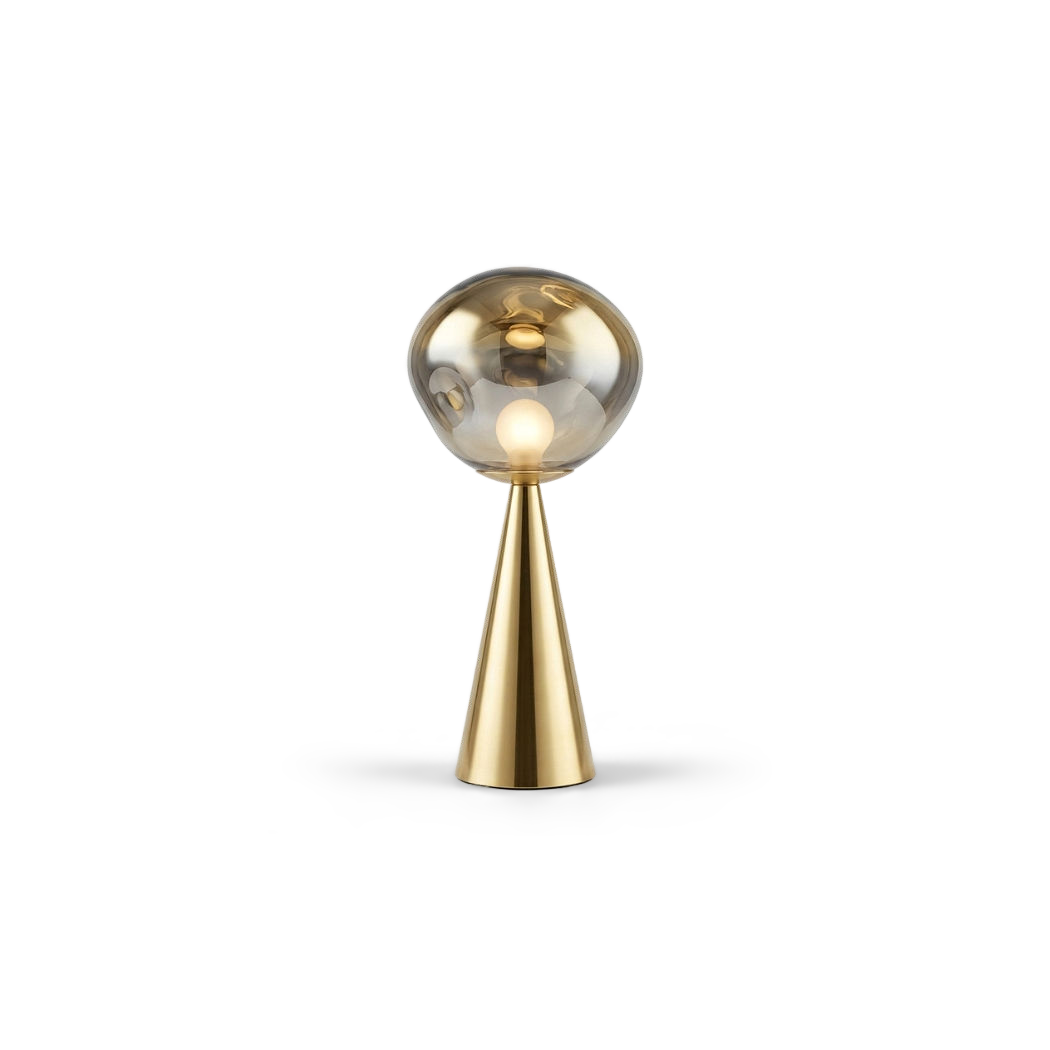 Melt Portable Dimmable LED Table Lamp — rotated view, plain studio, soft shadow