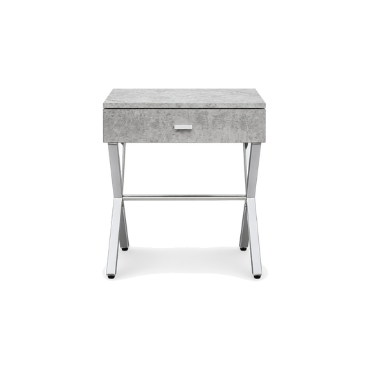 accent table with drawer for lamps and photos