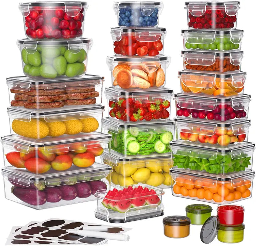 Organize Your Kitchen: 40-Piece Food Storage Set - BPA-Free, Leakproof