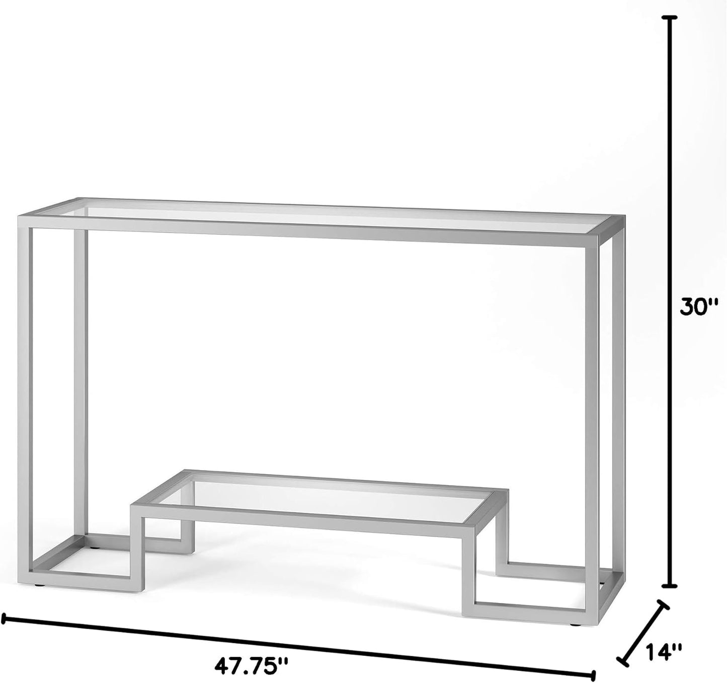 Entryway Table in Satin Nickel