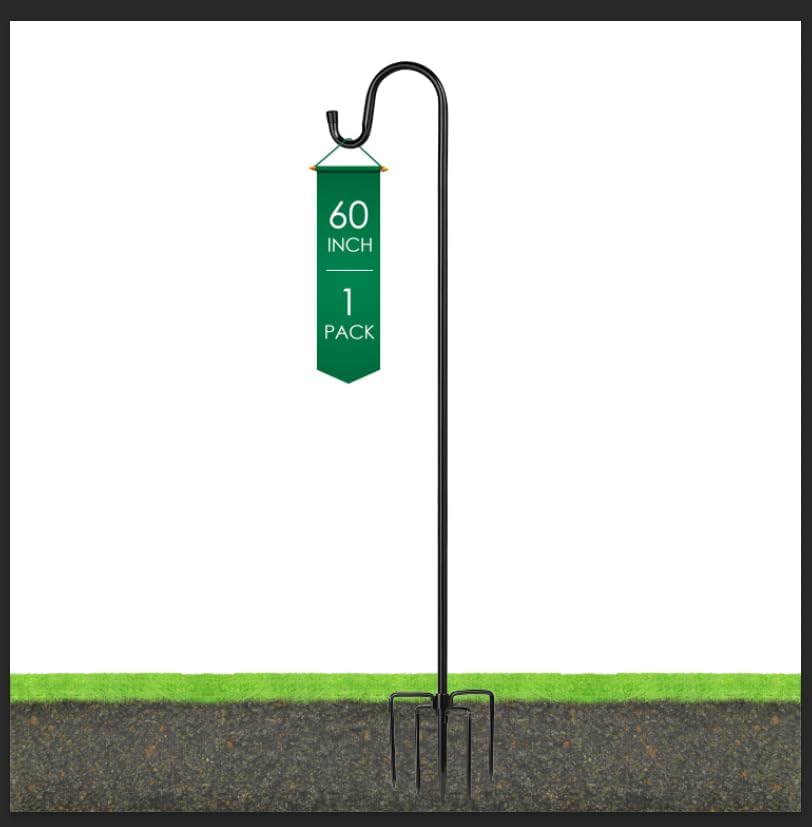 Adjustable Metal Shepherds Hooks for Garden