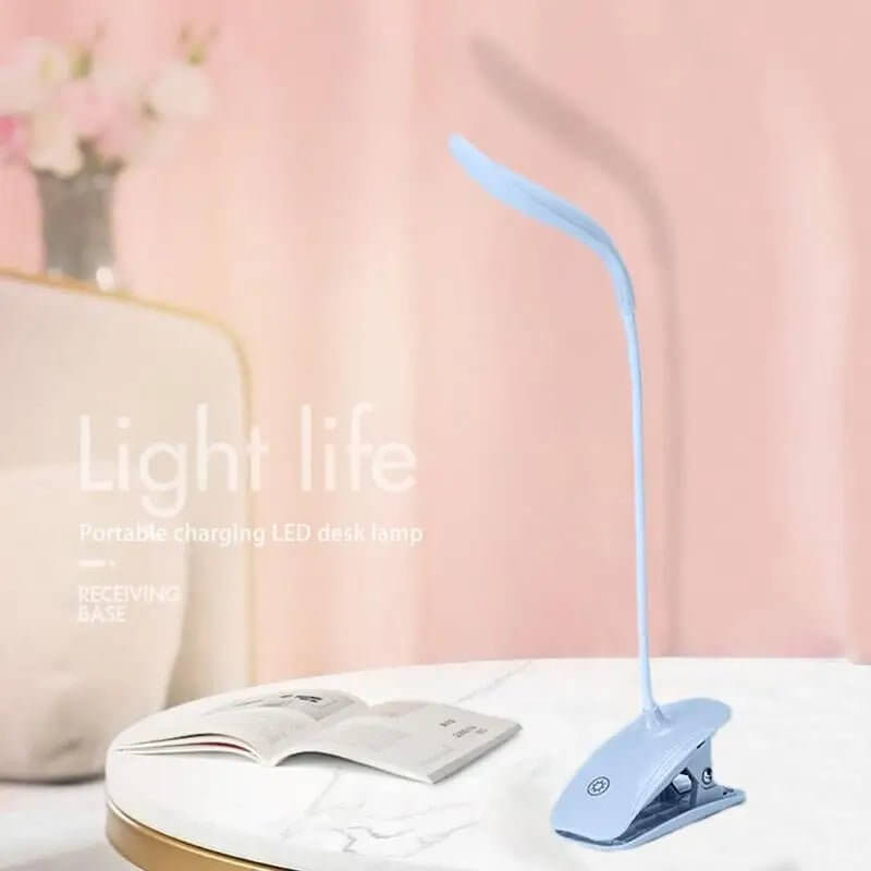 Clip - On LED Desk Lamp with 3 Brightness