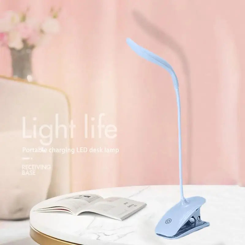 Clip-On LED Desk Lamp with 3 Brightness