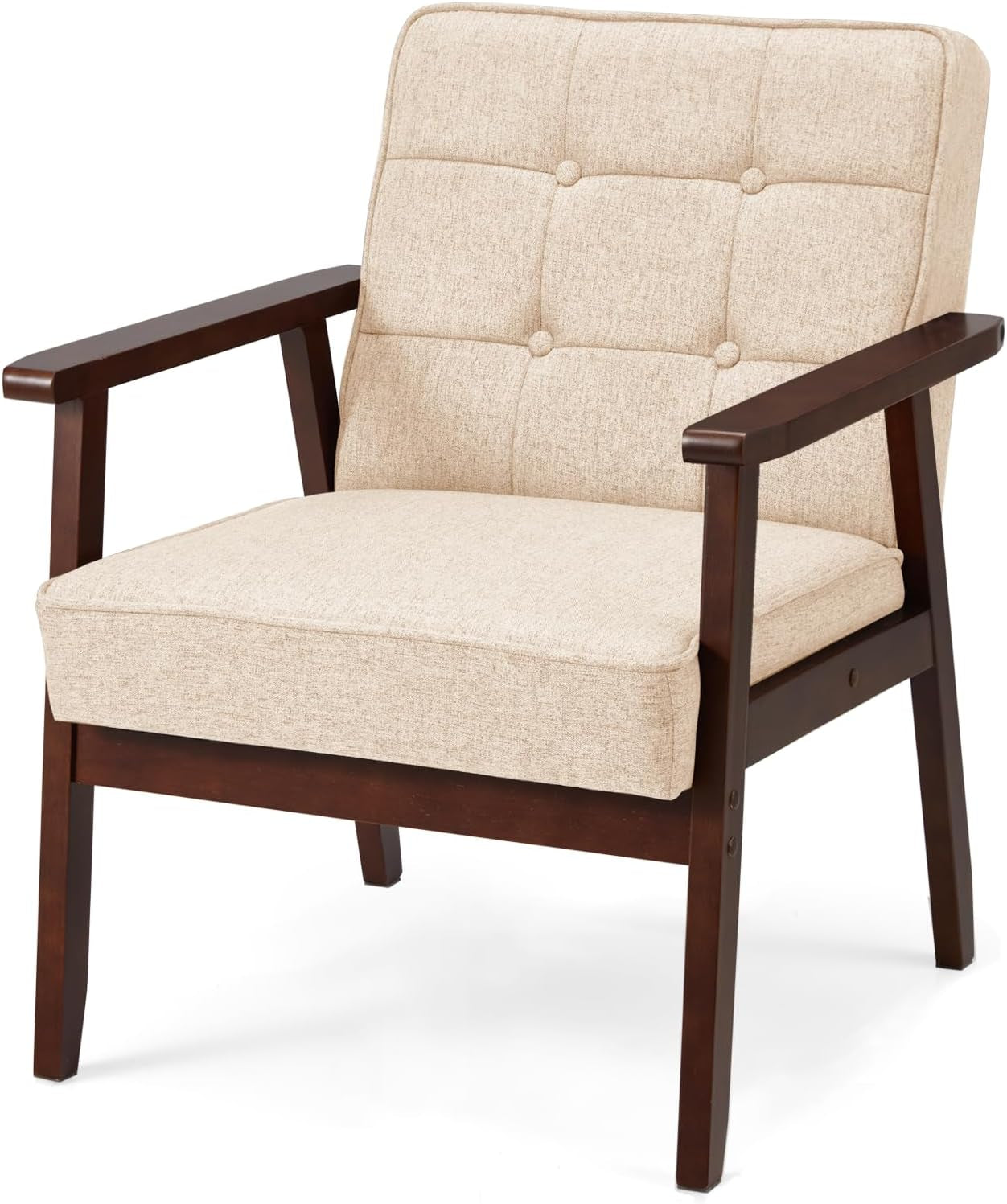 Mid-Century Modern Accent Chair with Arms