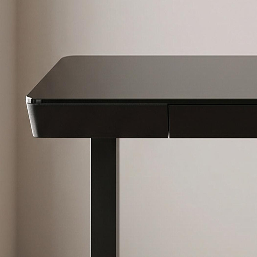 48 Inch Glass Electric Standing Desk With USB Charging