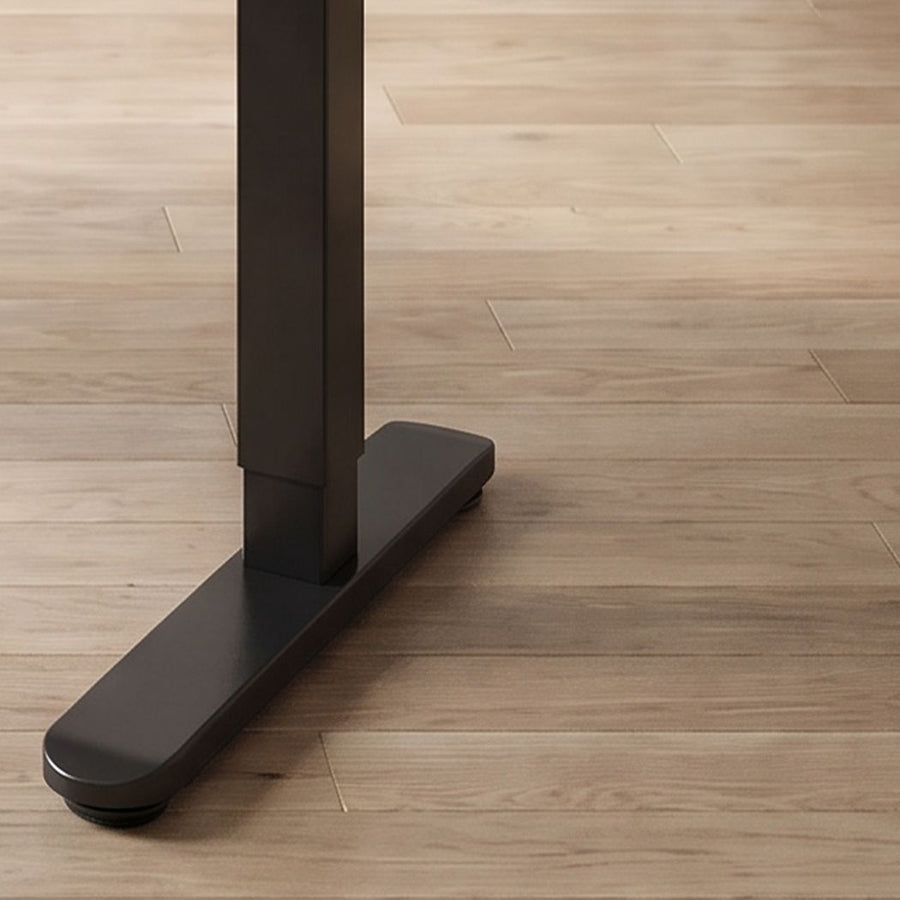 48 Inch Glass Electric Standing Desk With USB Charging