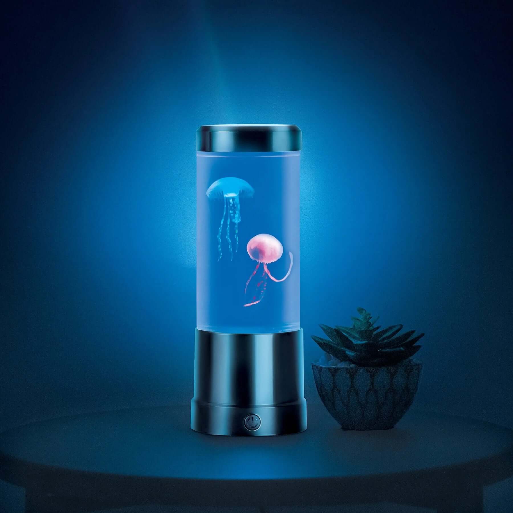 Motion-Activated LED Jellyfish Lamp