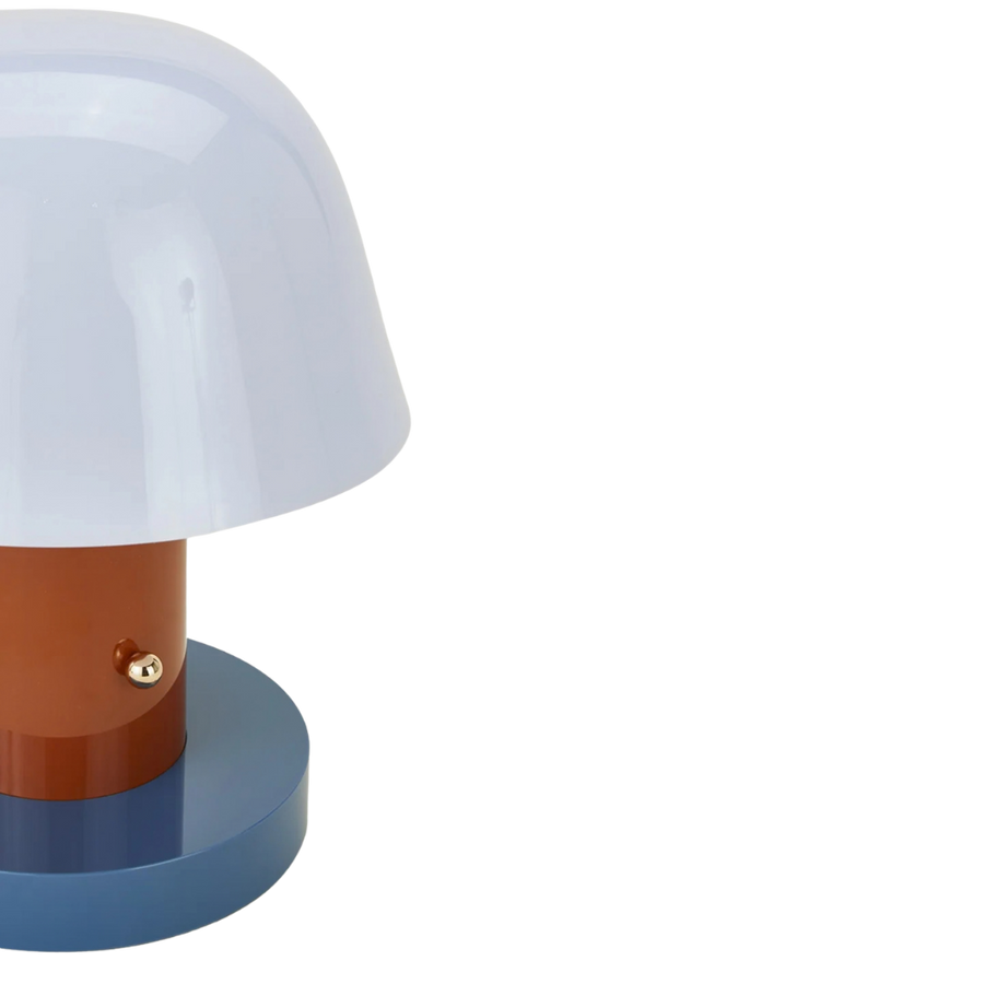 Nordic Mushroom Table Lamp, Dimmable Portable LED Nightlight