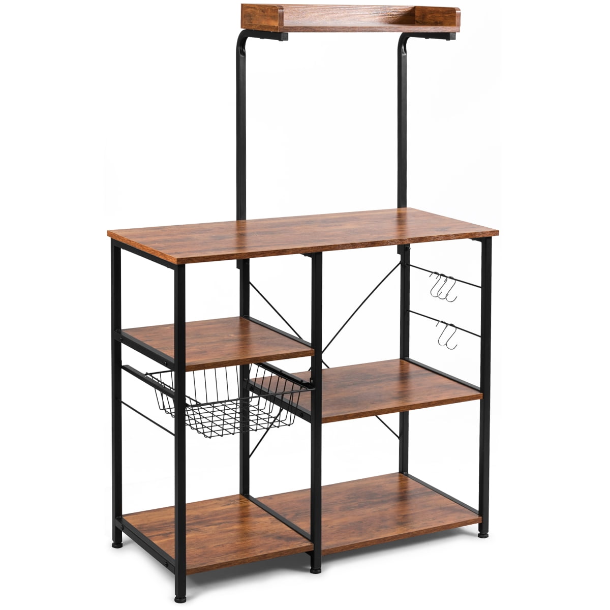 Multi-Functional Kitchen Rack with Microwave Stand