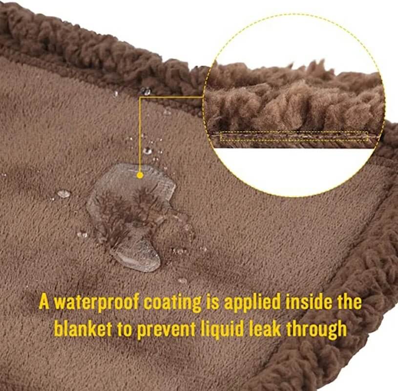 Luxurious Shaggy Throw Blanket (Waterproof)