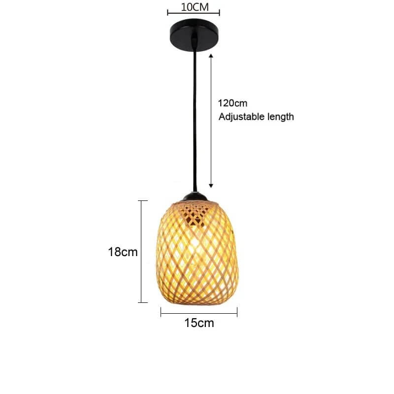 Authentic Chinese Handmade Bamboo Pendant Light