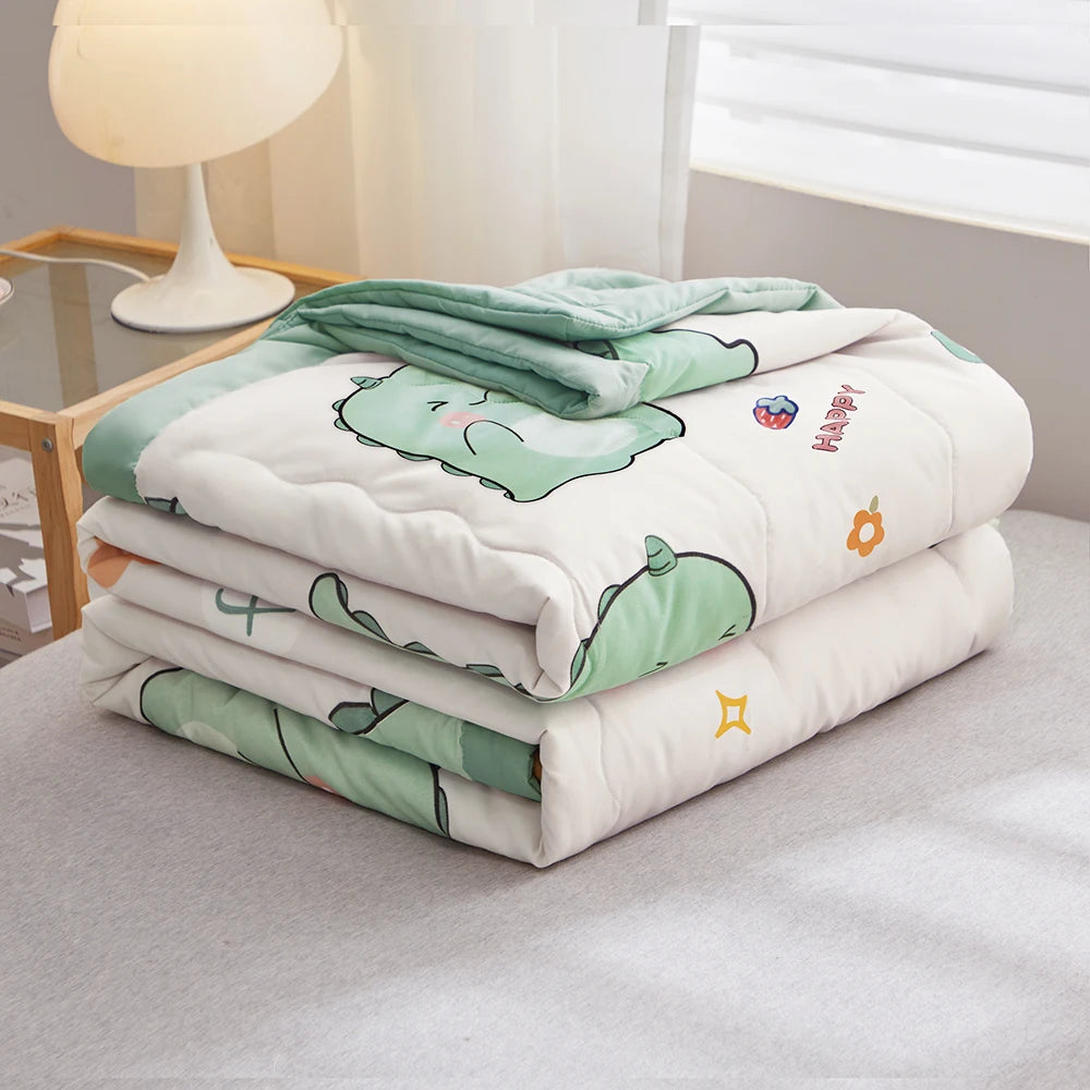 Summer Thin Quilt Comforter Soft Air Conditioning Four-Season Quilt/Duvet/Blanket Bed Duvets 150 Single Bed Quilt