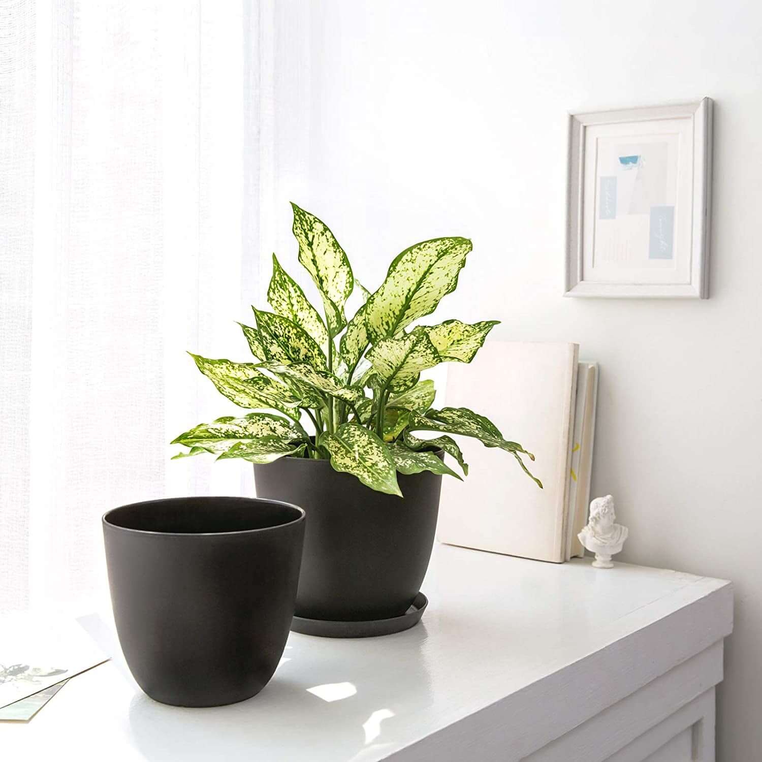 5 - Piece Plastic Planter Set