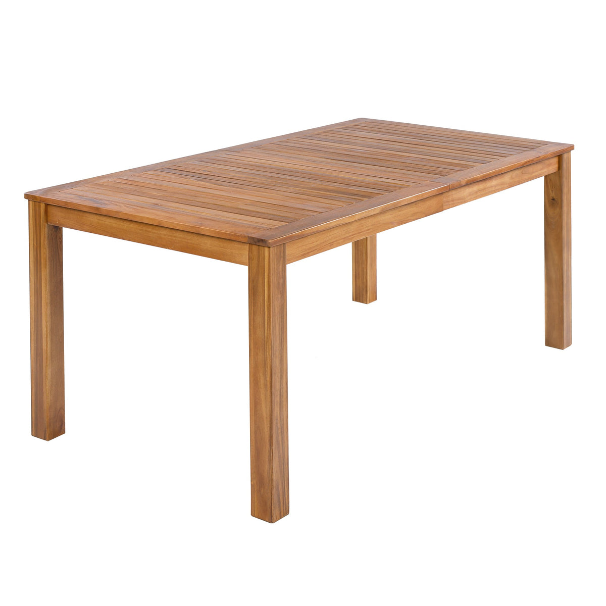 5-Piece Wood Outdoor Dining Set With 67 Inch Table