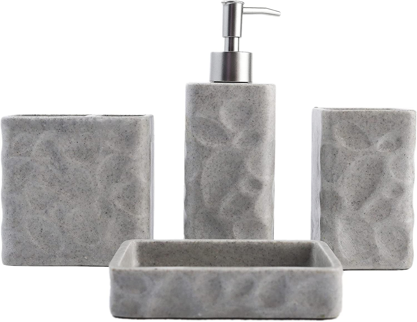 Farmhouse Bathroom Accessories Set (4-Piece)