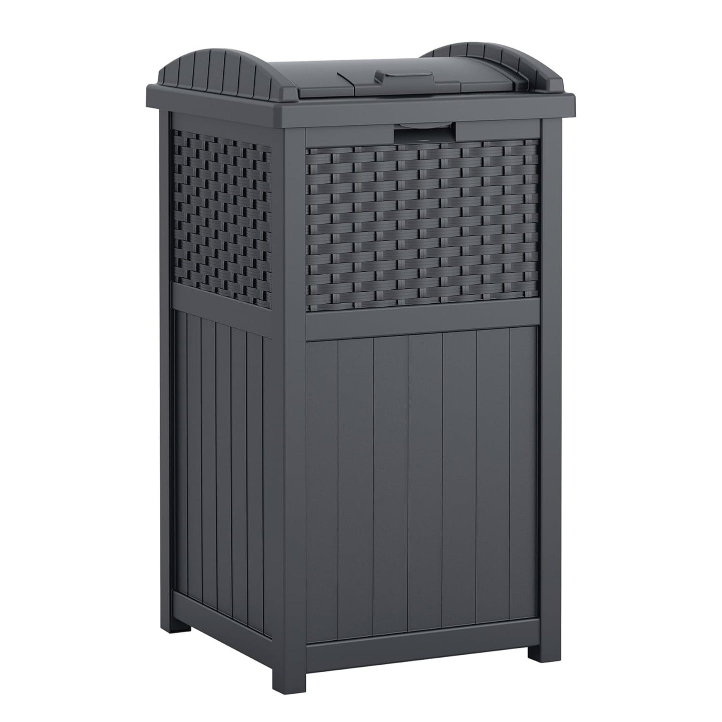 33 Gallon Outdoor Trash Can with Lid