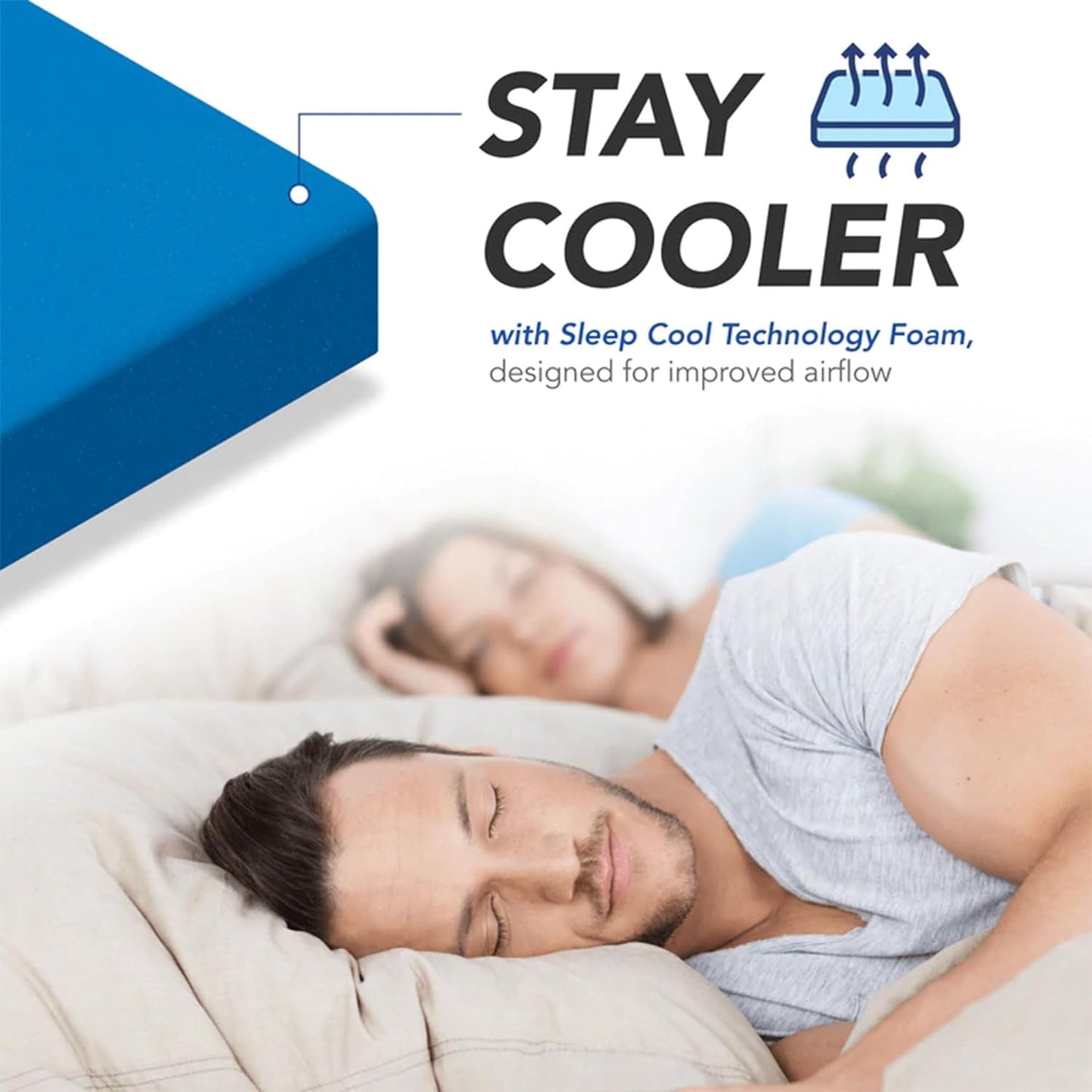 4-Inch Cooling Gel Memory Foam Topper