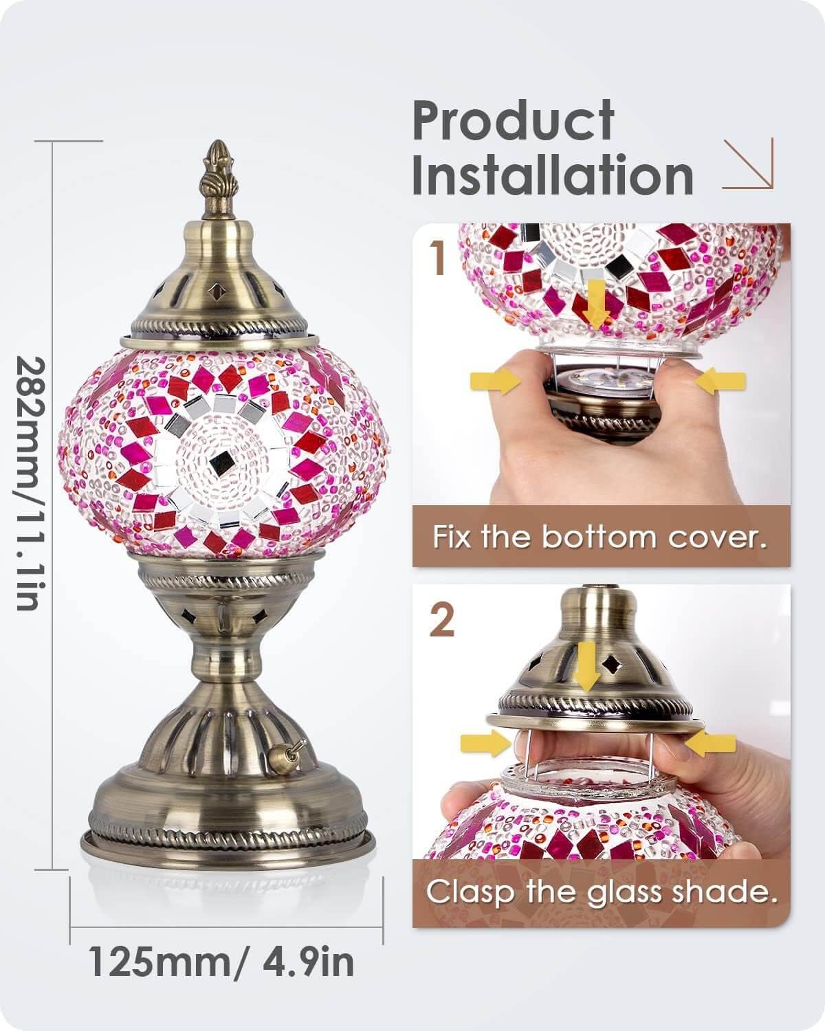 3 - Pack Rechargeable Moroccan Lamps