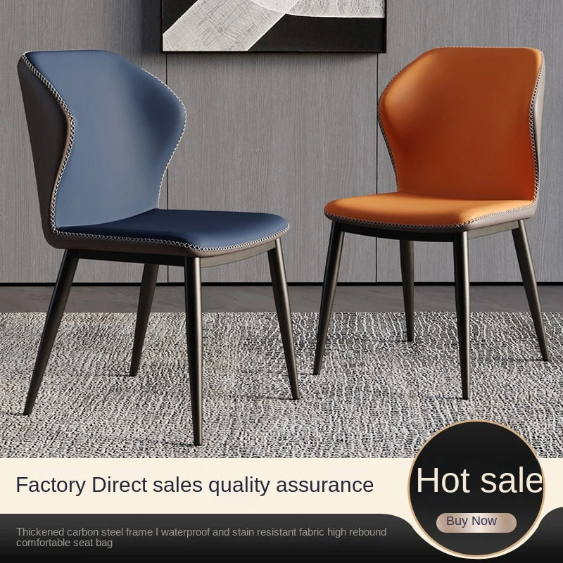 Modern Dining Chair with Soft Backrest