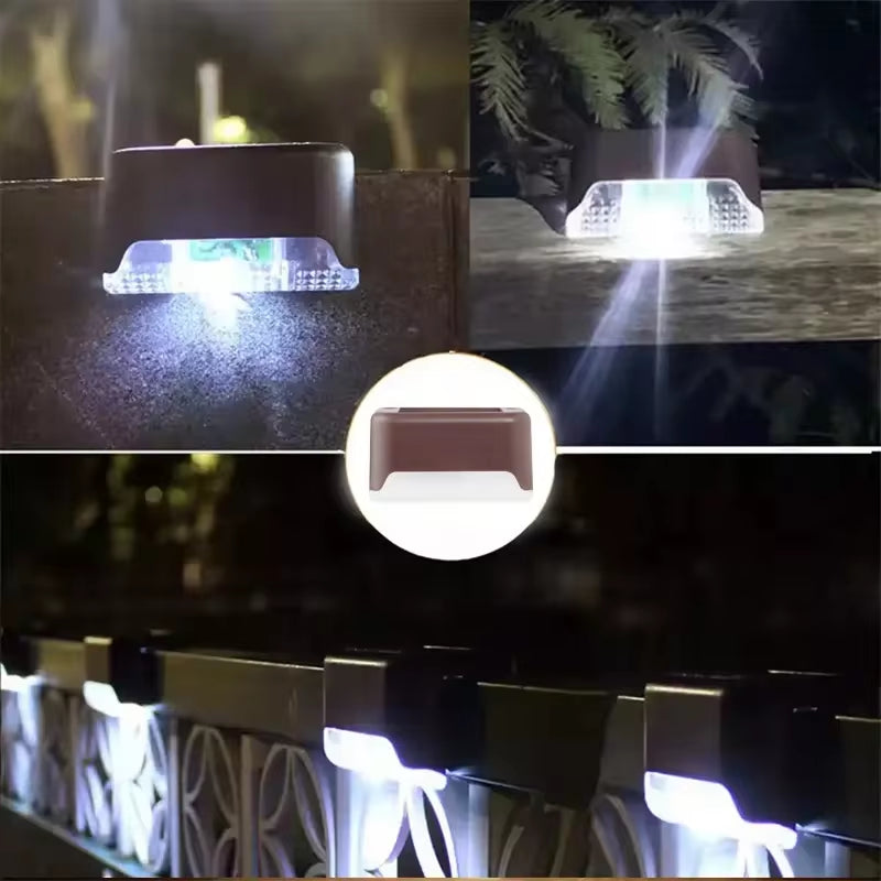 Solar Powered Step Lights for Patio