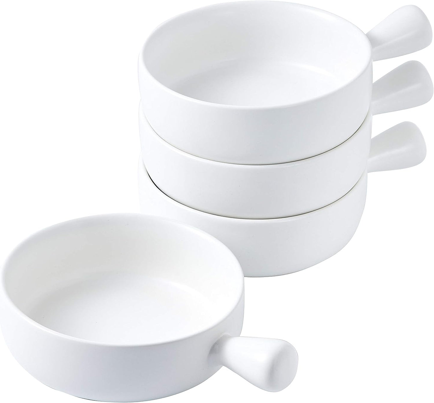 Microwave-Safe French Porcelain Baking Dishes