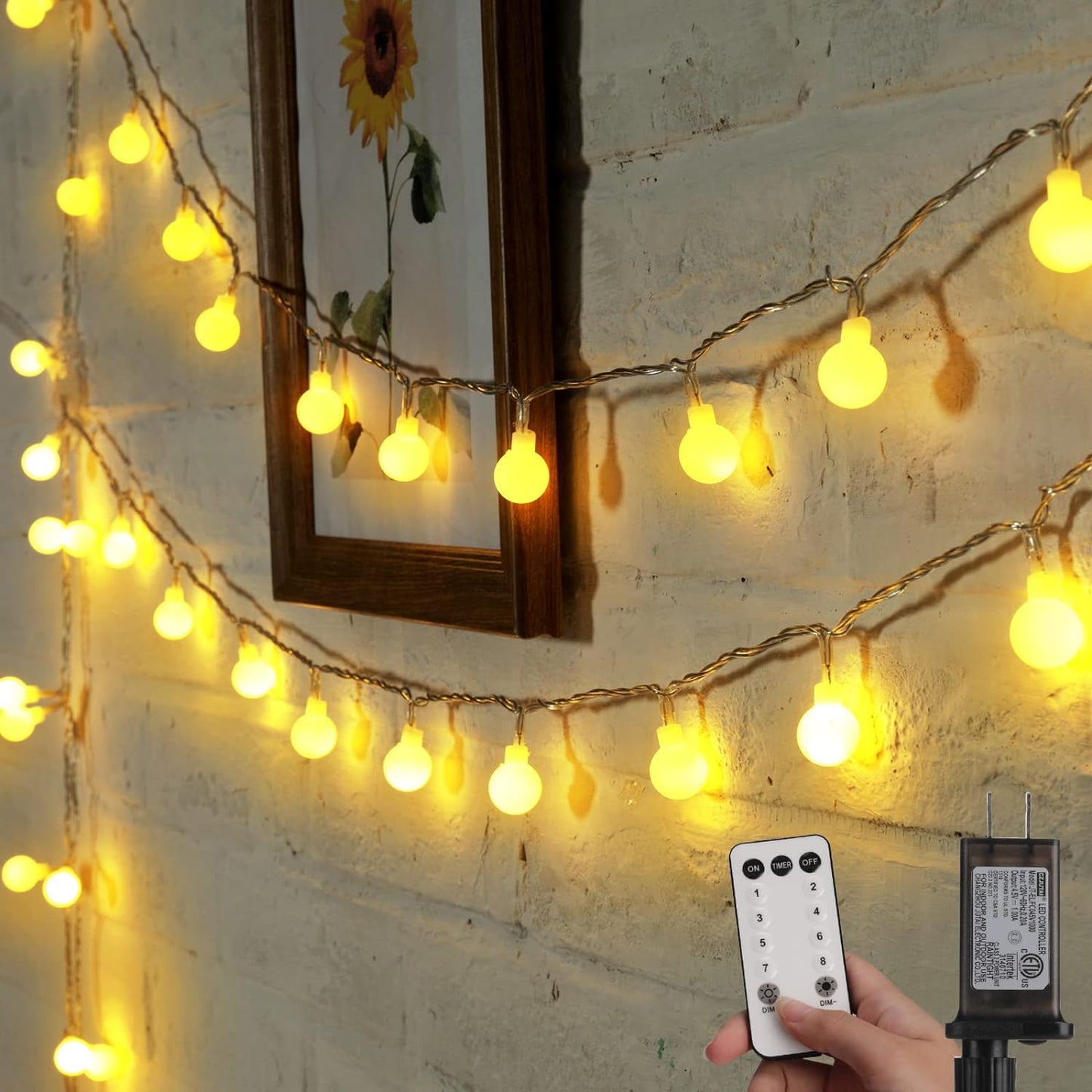 Waterproof Fairy Lights for Bedroom and Garden