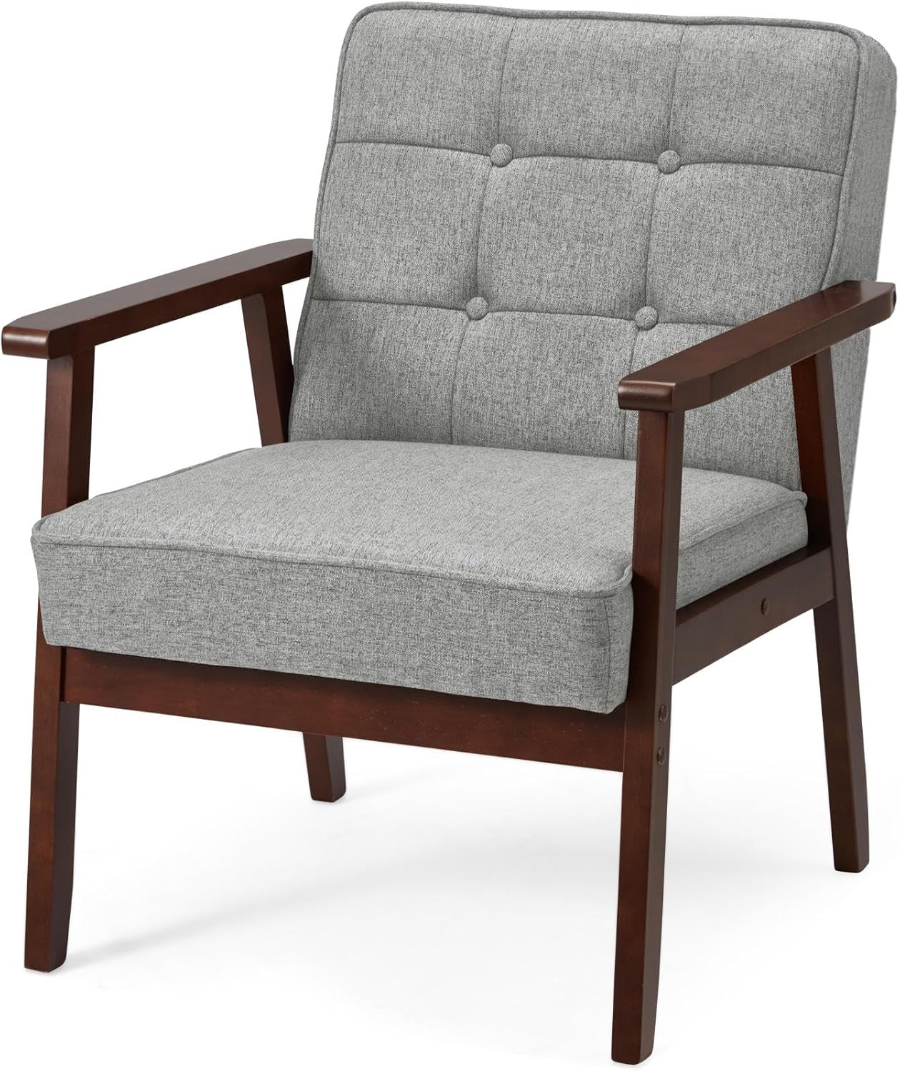 Mid-Century Modern Accent Chair with Arms