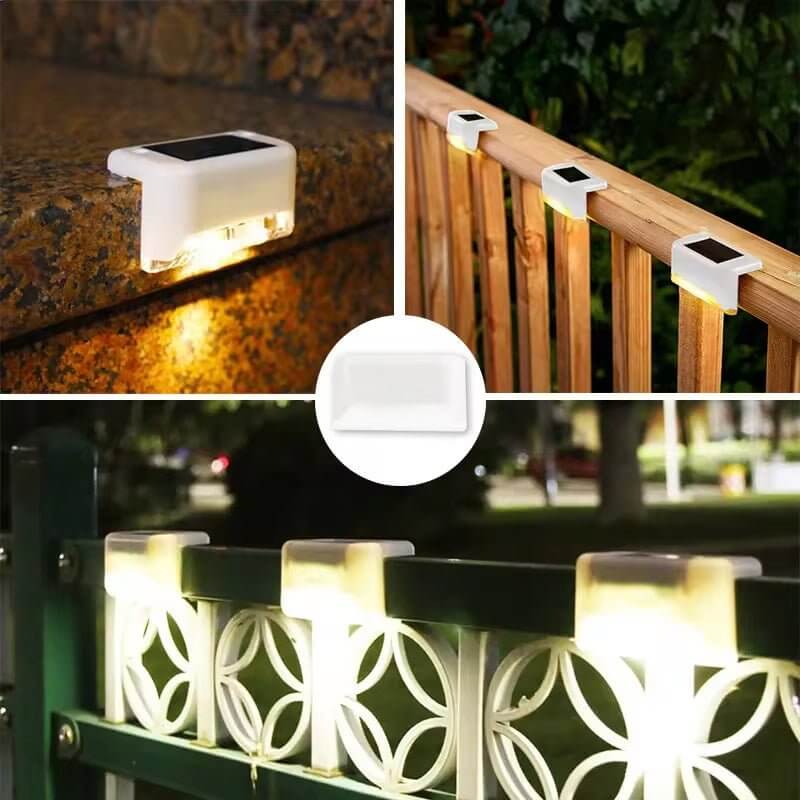 Solar Powered Step Lights for Patio