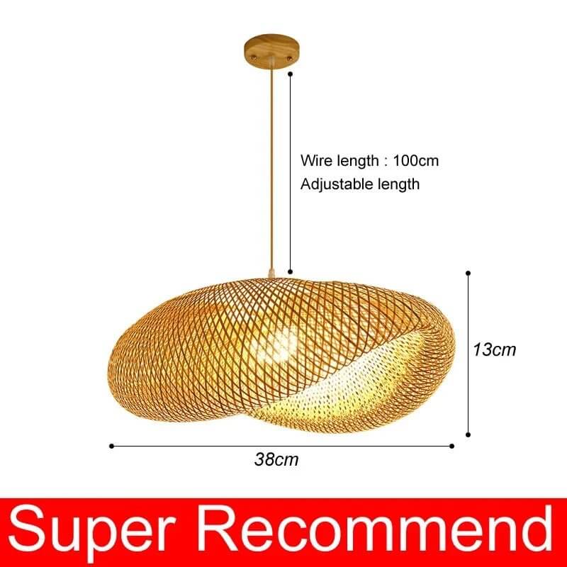 Authentic Chinese Handmade Bamboo Pendant Light