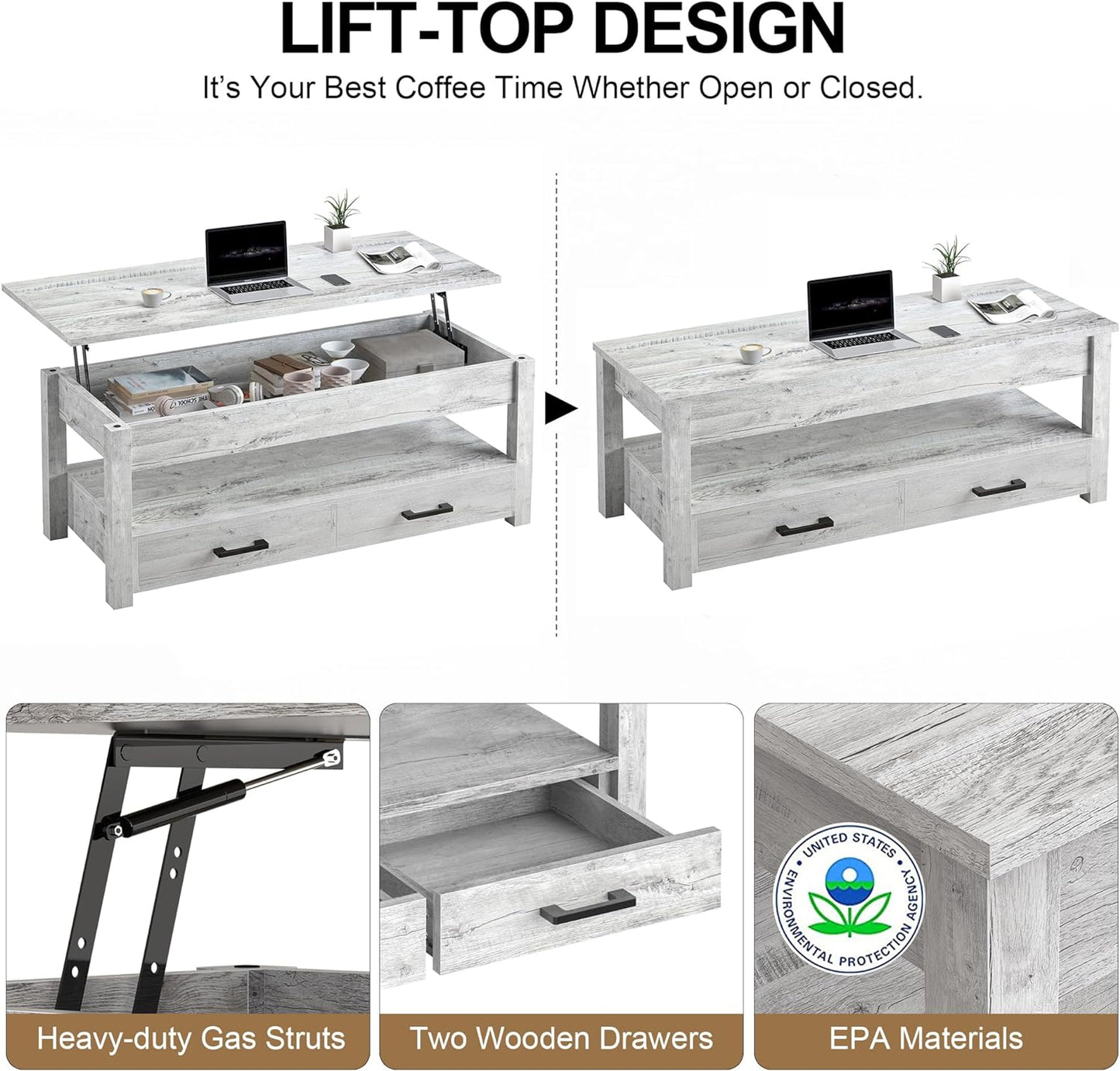 Versatile Center Table for Living Room