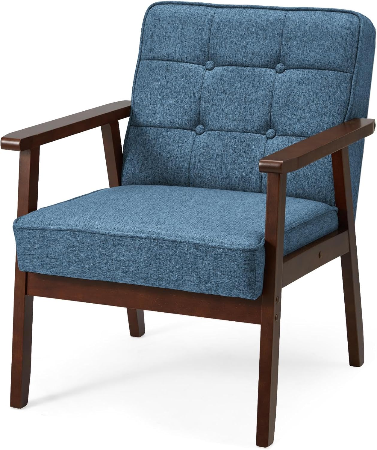 Mid-Century Modern Accent Chair with Arms