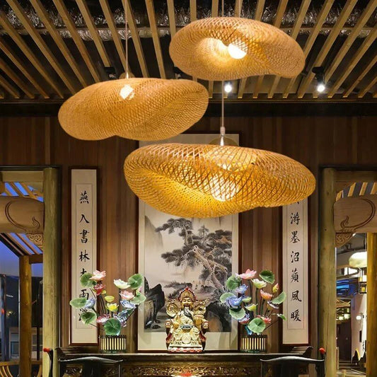 Authentic Chinese Handmade Bamboo Pendant Light