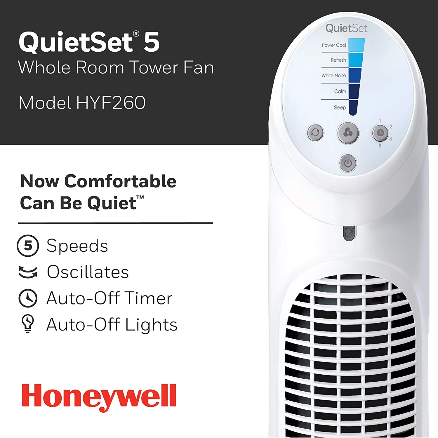 Honeywell QuietSet Whole Room Tower Fan