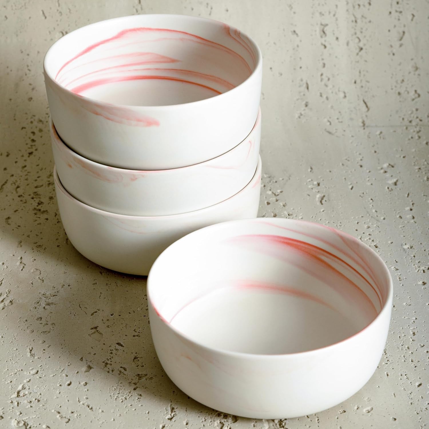 Elegant Pink Porcelain Dinnerware Set