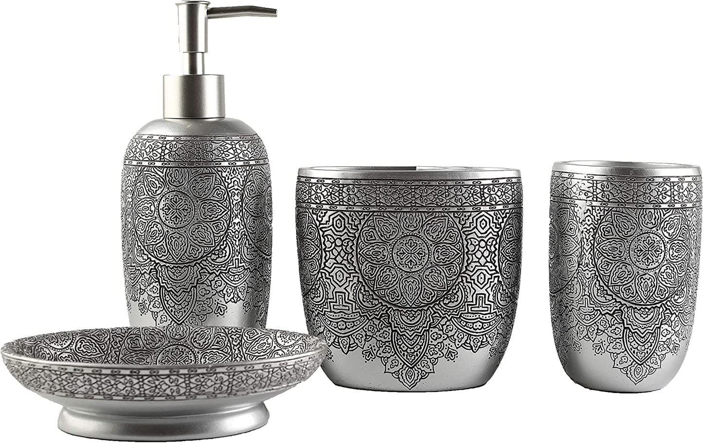 Farmhouse Bathroom Accessories Set (4-Piece)