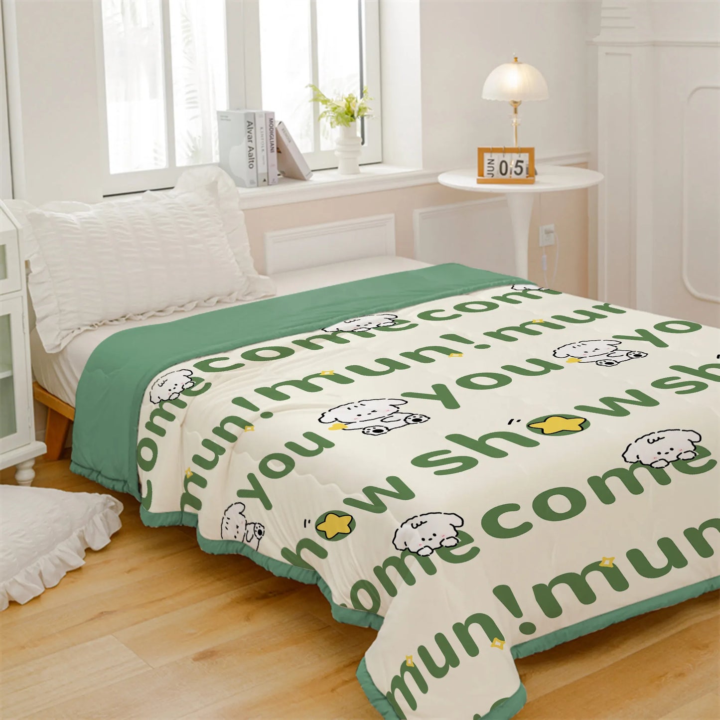 Summer Thin Quilt Comforter Soft Air Conditioning Four-Season Quilt/Duvet/Blanket Bed Duvets 150 Single Bed Quilt