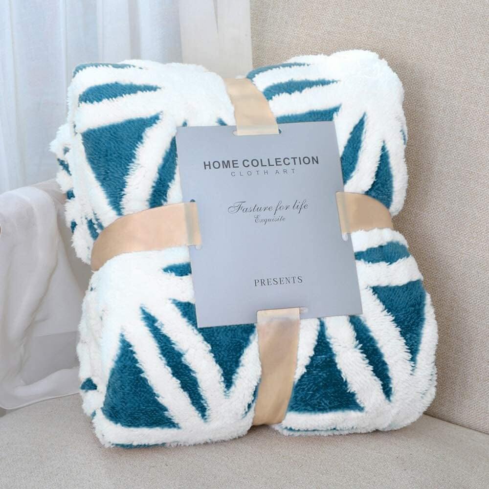 Soft Sherpa Fleece Throw Blanket