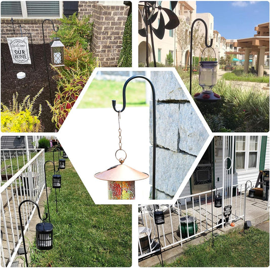 Adjustable Metal Shepherds Hooks for Garden