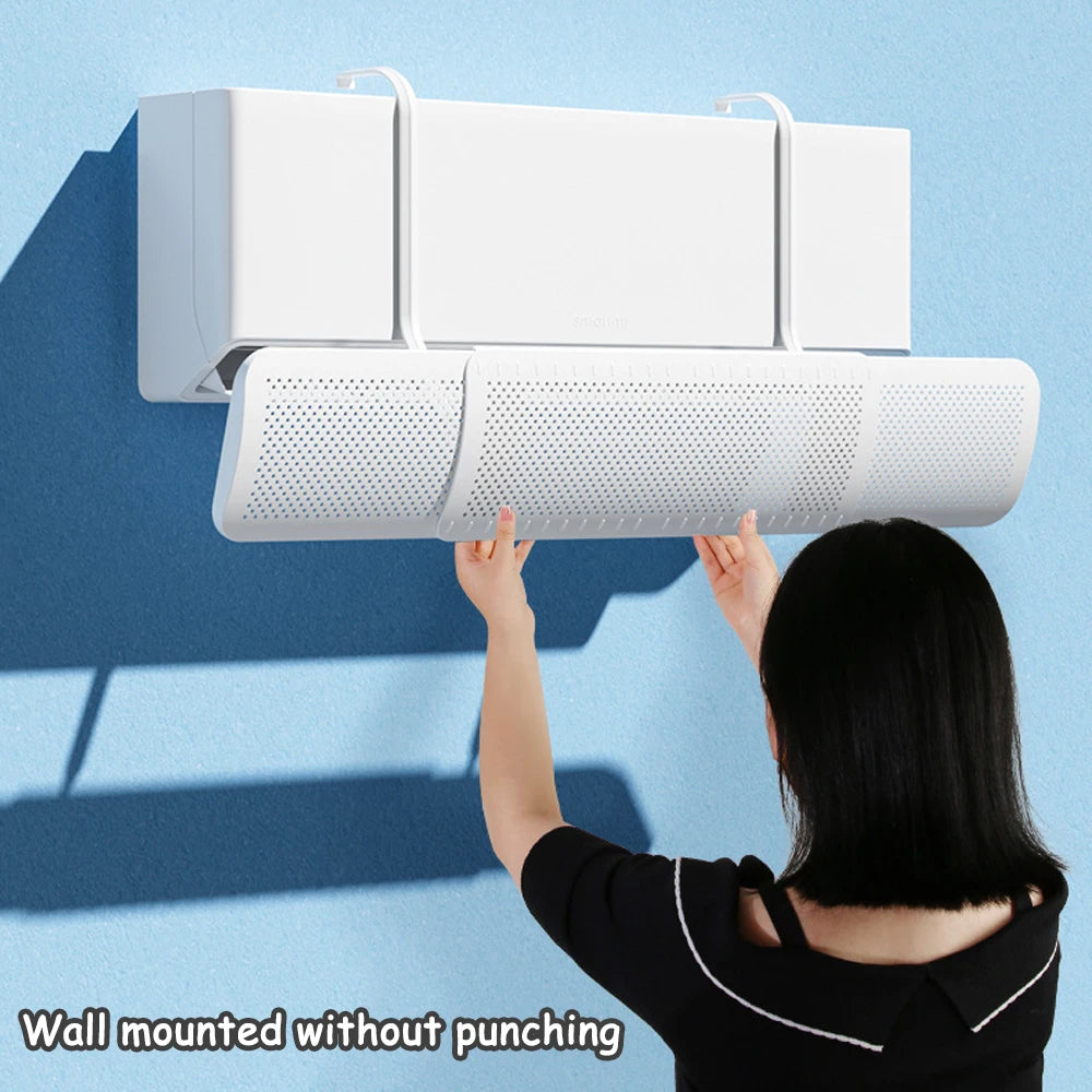 Universal Air Conditioner Wind Deflector Wall-Mounted Air Conditioning Windshield Anti-Direct Blowing Retractable Outlet Baffle