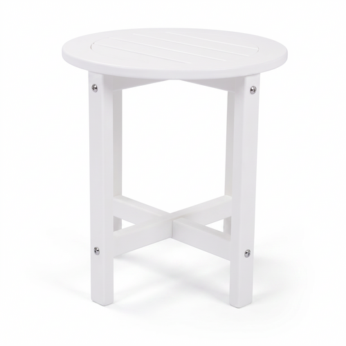 Verde Luxe HDPE All Weather Round Outdoor Side Table