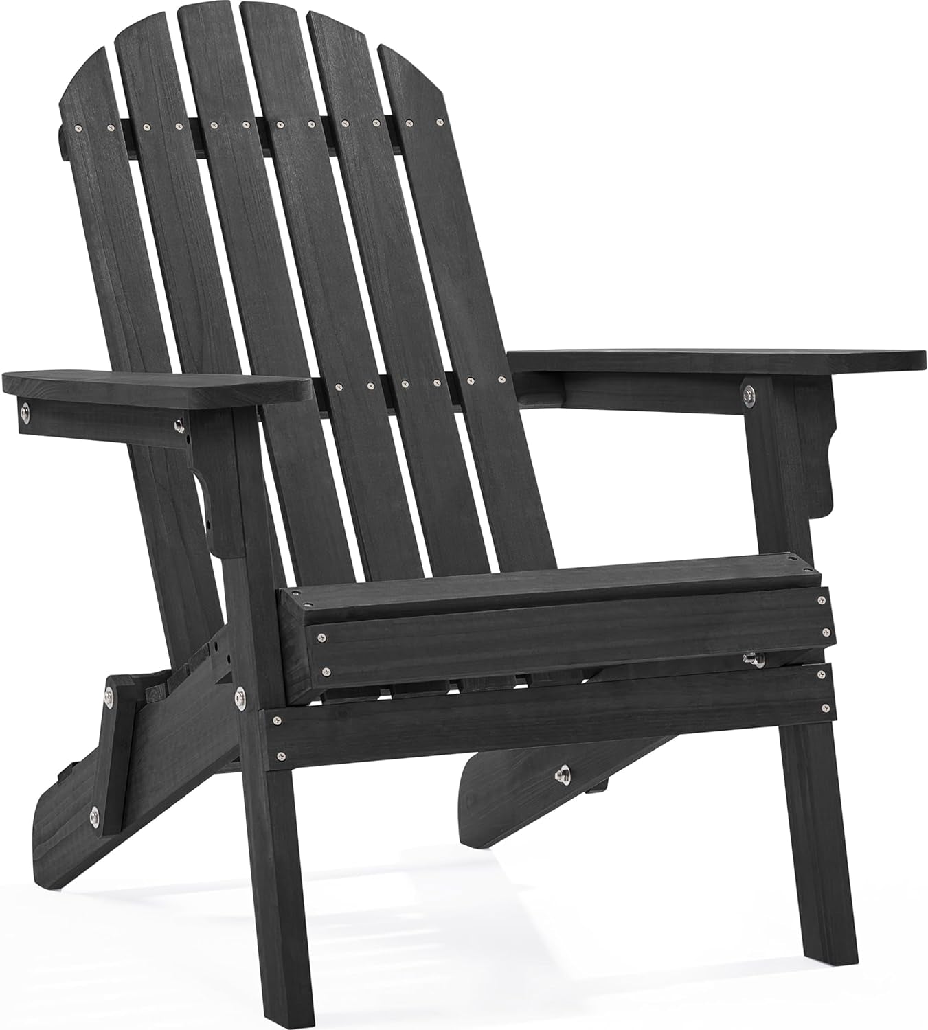 Folding Adirondack Chair Set | Natural Wood