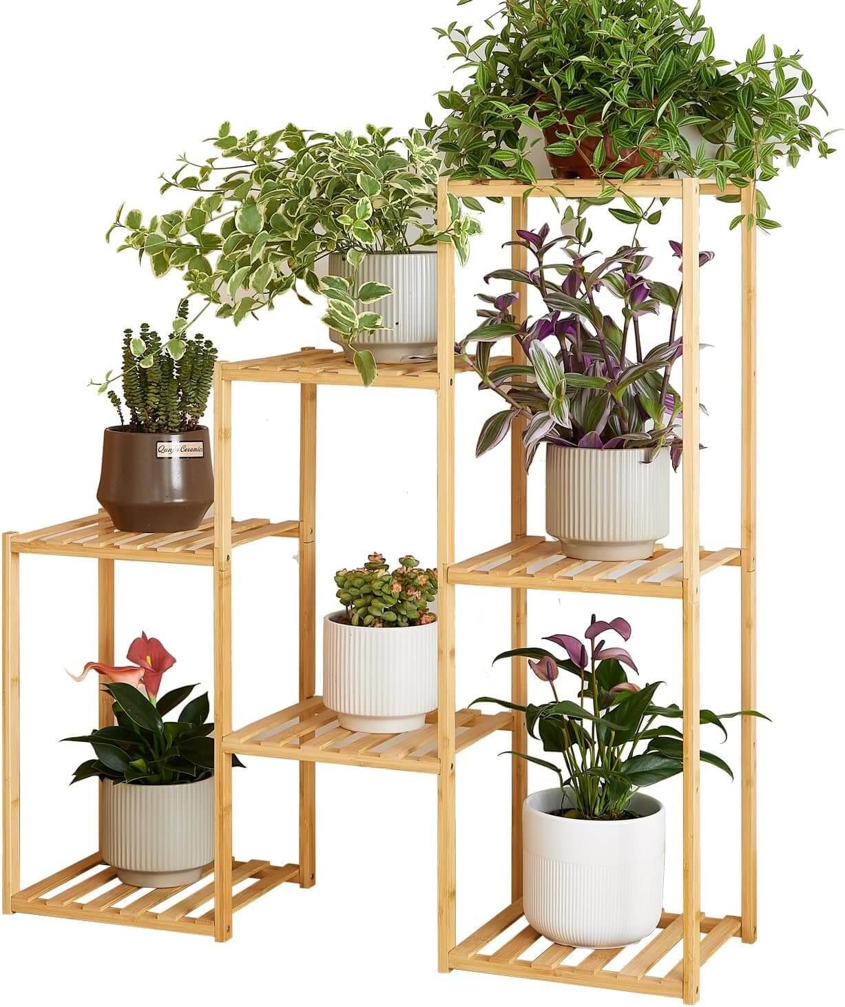 3 - Tier Bamboo Plant Stand