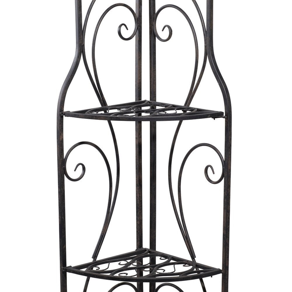 Black-Metal-Traditional-Bakers-Rack