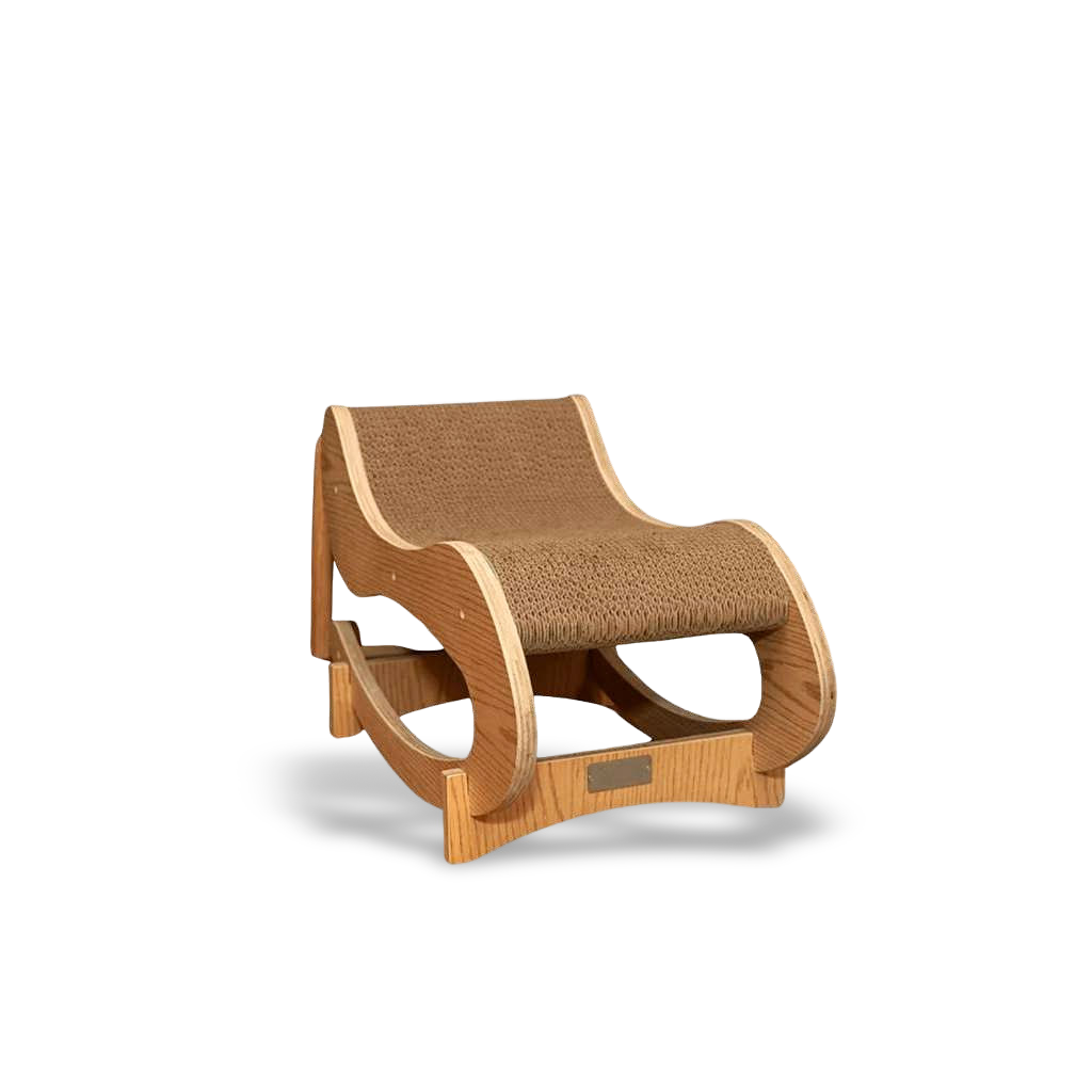 Cat Outdoor Modern Rocking Chair With Detachable Stabilizers
