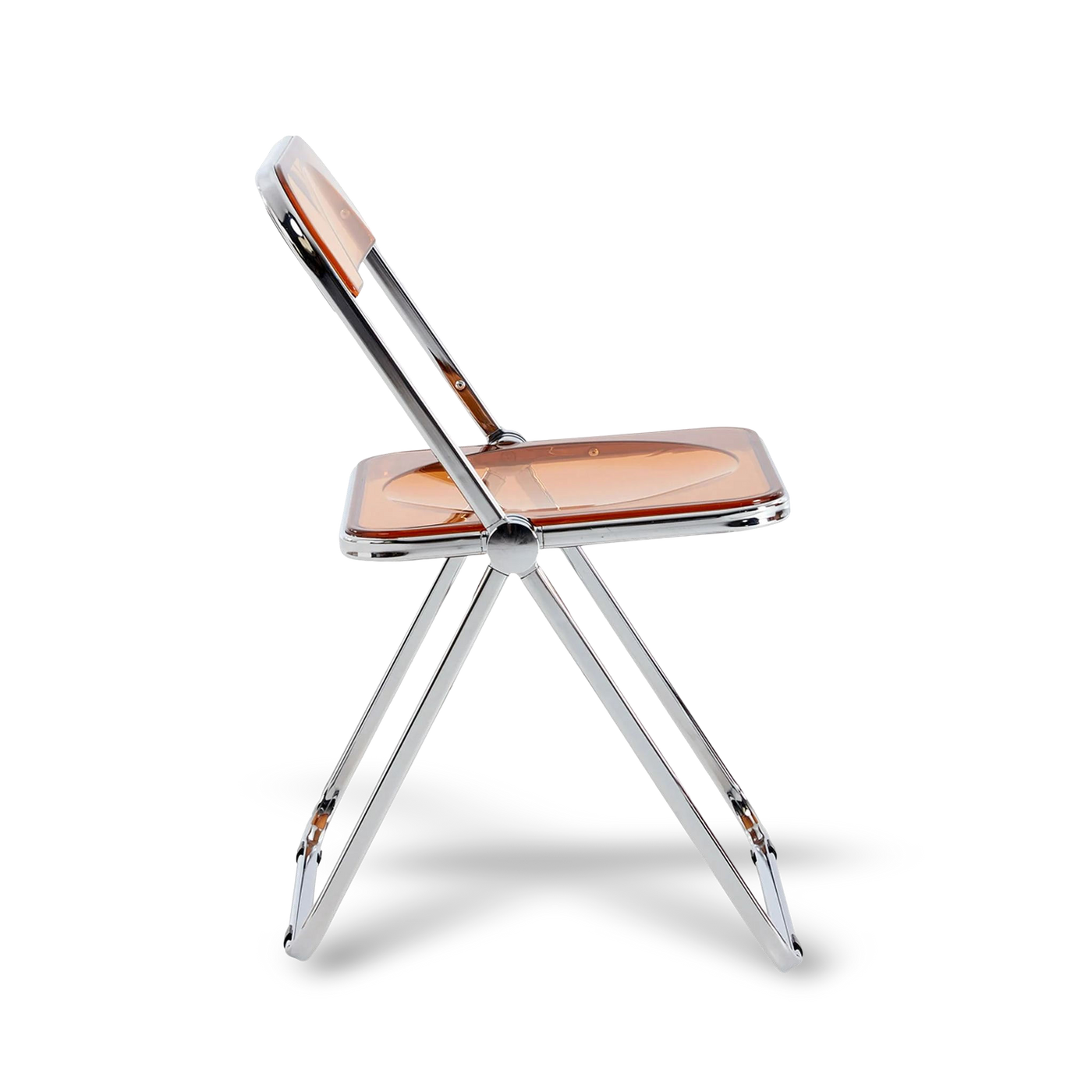Chair with transparent backrest