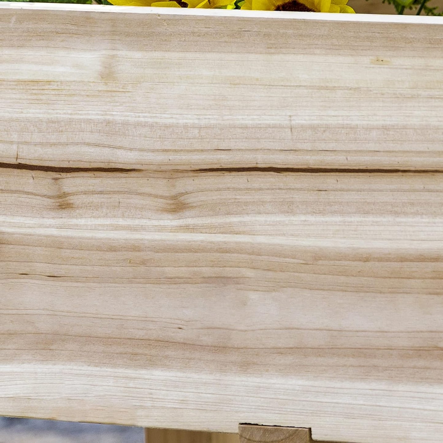 Close-up of a wooden surface with a natural grain pattern