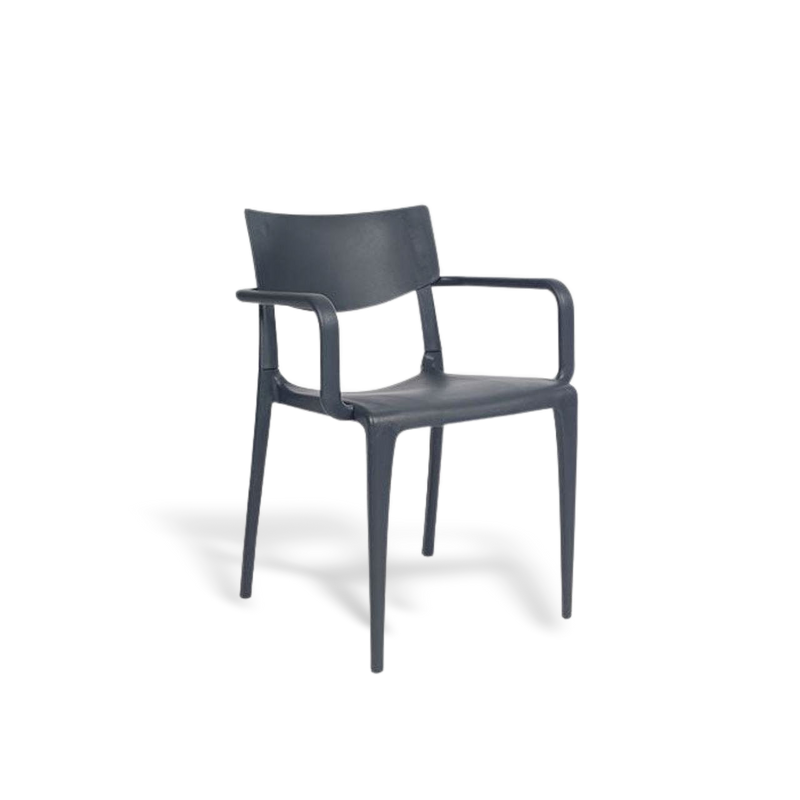 Dark Outdoor Dining Room Chairs Set of 4 Patio Dining Chairs