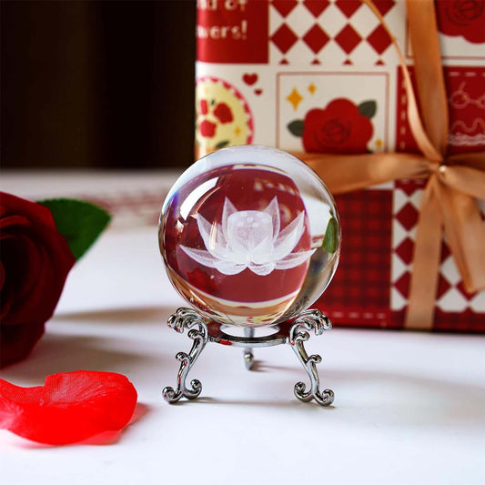 Decorative Crystal Ball with Stand